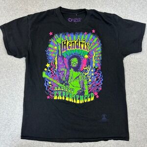 Liquid Blue Jimi Hendrix Are You Experienced Black Graphic T-Shirt Mens Large